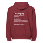 Full zip hoodie med humoristisk citat og komfortabel pasform