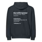 Full zip hoodie med humoristisk citat og komfortabel pasform