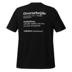 T-shirt med humoristisk citat og dansk design i blød bomuld