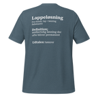 T-shirt med humoristisk citat og dansk design i blød bomuld