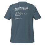 T-shirt med humoristisk citat og dansk design i blød bomuld