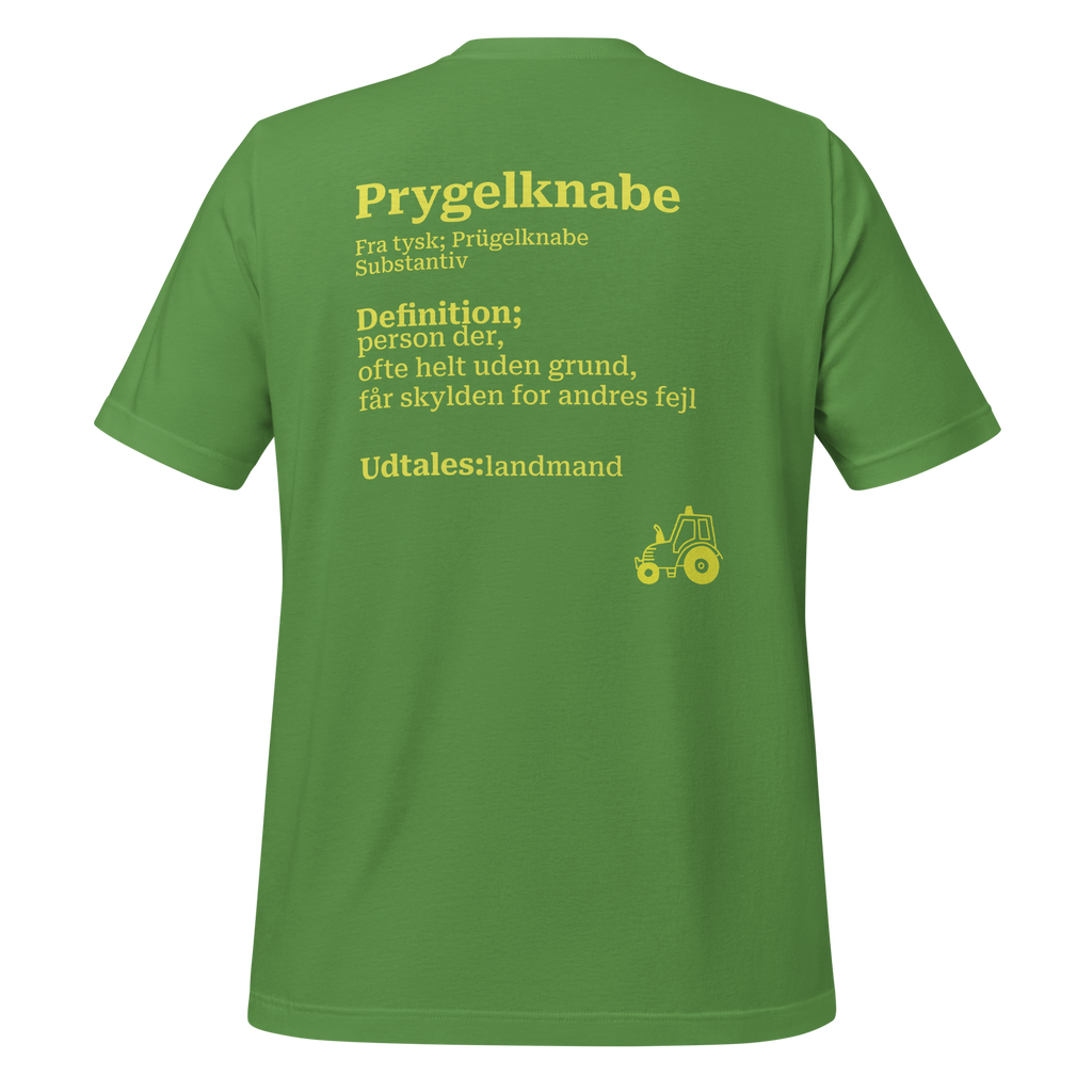 T-shirt med humoristisk citat og dansk design i blød bomuld